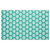 Strand Scallop Shells Patroon Fabric Stof (Fat Quarter)