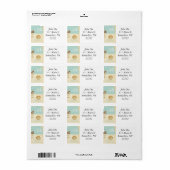  strand scène etiket (Full Sheet)