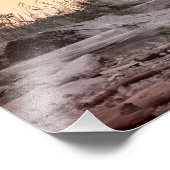  strand scène foto afdruk (Hoek)