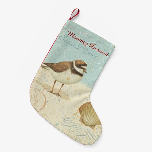  strand scène kleine kerstsok (Voorkant (Hangend))