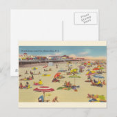  strand Scene Ocean City NJ Briefkaart (Voorkant / Achterkant)