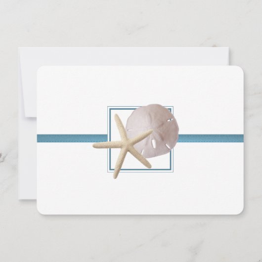 Strand Schatten Dank U Bedankkaart (Achterkant)