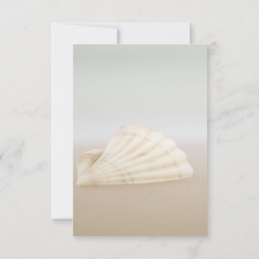 Strand Schelp, Hartjes Ontvangst Kaart (Achterkant)