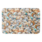 Strand schelp iriserende patroon shell collage badmat (Voorkant)