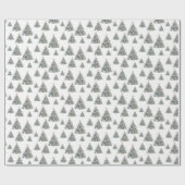 Strand Schelp Kerstboom Patroon Cadeaupapier (Vlak)