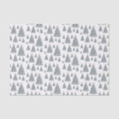 Strand Schelp Kerstboom Patroon Tissuepapier (Voorkant)