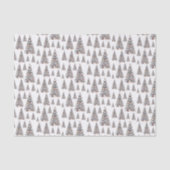 Strand Schelp Kerstboom Patroon Tissuepapier (Voorkant)