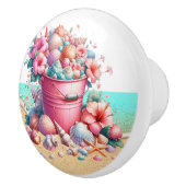 Strand Schelp Ladenknoppen - SRF Keramische Knop (Rechts)