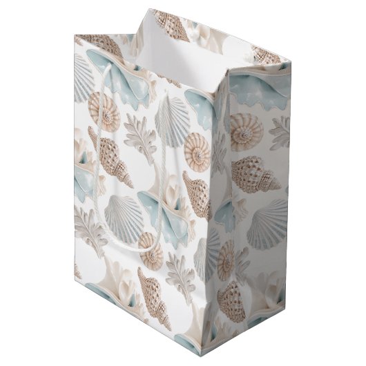 Strand Schelpen Cadeautas (Voorkant Gekanteld)