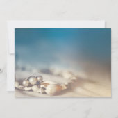 Strand Schelpen & Parel Sieraden Elegante Bruids S Kaart (Achterkant)