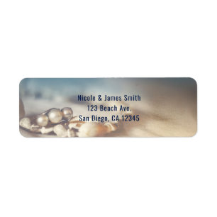 Strand Schelpen & Parel Sieraden Elegante Bruidsdo Etiket