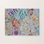 Strand schelpen patroon legpuzzel (Horizontaal)
