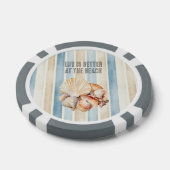 Strand Schelpen Poker Chips (Enkel)