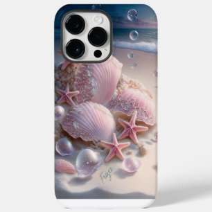 Strand Schelpen Trendy Moderne Meisjesachtige Gepe iPhone 14 Pro Max Hoesje