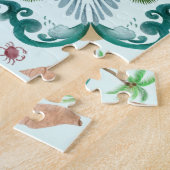 Strand Schelpen Zeeleven Legpuzzel (Zijkant)