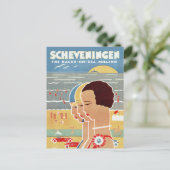 Strand Scheveningen Briefkaart (Staand voorkant)