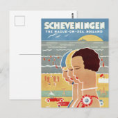Strand Scheveningen Briefkaart (Voorkant / Achterkant)