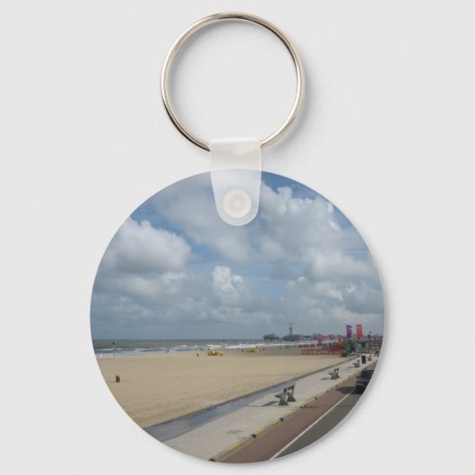 strand Scheveningen Sleutelhanger (Voorkant)