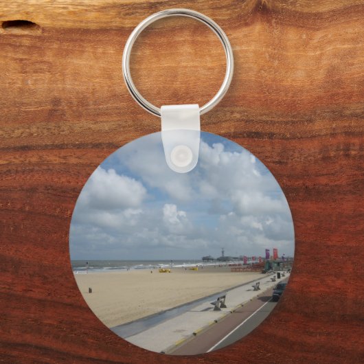 strand Scheveningen Sleutelhanger (Voorkant)
