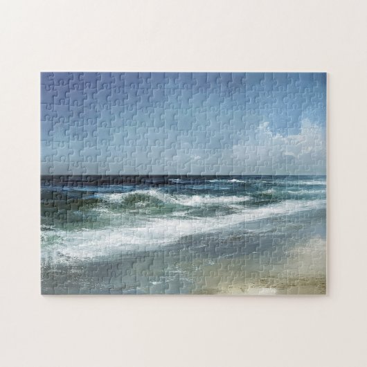 strand Schilderachtig landschap Legpuzzel (Horizontaal)