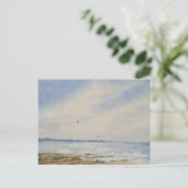 Strand Schilderij Briefkaart (Staand voorkant)