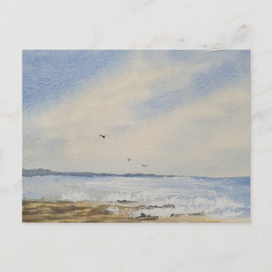 Strand Schilderij Briefkaart (Voorkant)