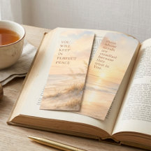 Strand Schriftuur Jesaja 26:3 Volmaakte Vrede Gelo