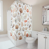 Strand Seashell kust Douchegordijn (In situ)