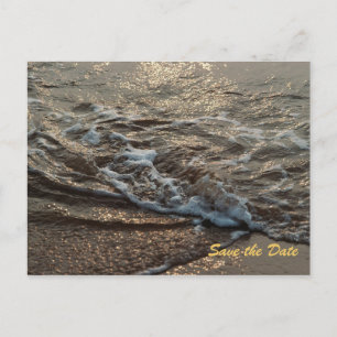 Strand Serenity Save the Date Briefkaart