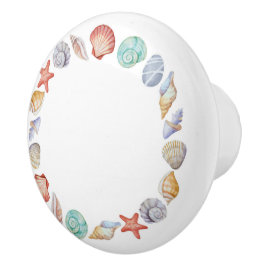 Strand Shell Cirkel Lade Knoppen