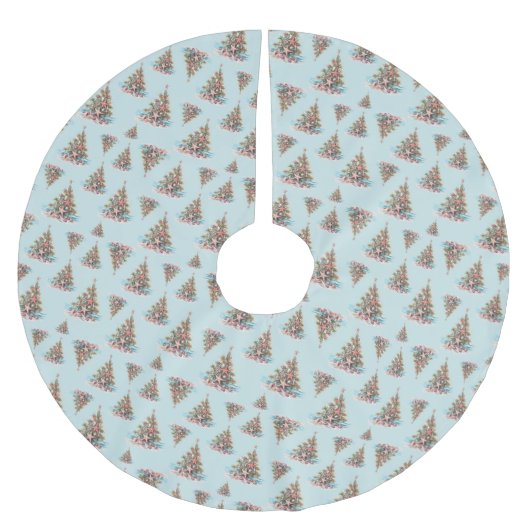 Strand Shell Kerstboom Patroon Kerstboom Rok (Voorkant)