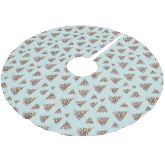 Strand Shell Kerstboom Patroon Rok (Gekanteld)