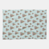 Strand Shell Kerstboom Patroon Theedoek (Horizontaal)