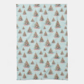 Strand Shell Kerstboom Patroon Theedoek (Verticaal)