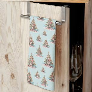 Strand Shell Kerstboom Patroon Theedoek