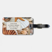 strand Shells Starfish Bagagelabel (Achterkant horizontaal)