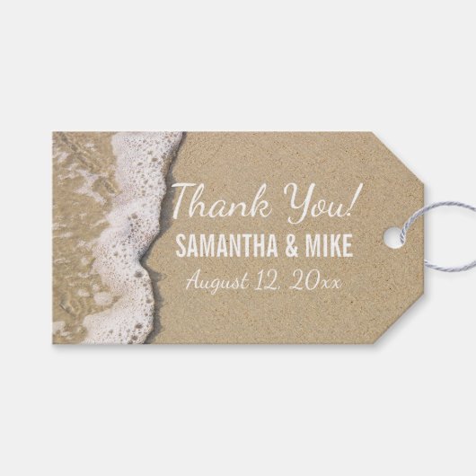 strand Shore Cadeaulabel (Voorkant (Horizontaal))