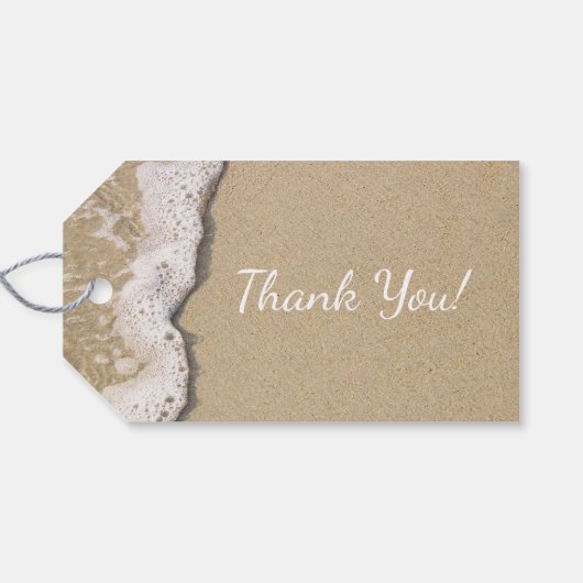 strand Shore Cadeaulabel (Achterkant Horizontaal)