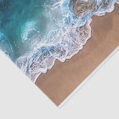 Strand Shoreline Waves Decoupage Tissuepapier (Detail)