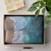 Strand Shoreline Waves Decoupage Tissuepapier (Geschenk)