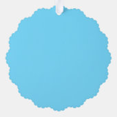 Strand Sinterklaas Schattigee Custom Vrolijk Kerst Ornament Kaart (Achterkant)