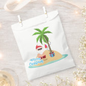 Strand Sinterklaas Vrolijk Kerstfeest Bedankzakje (Geknipt)