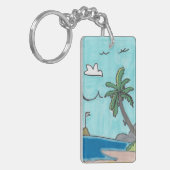 Strand Sleutelhanger (Voorkant Links)