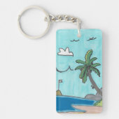Strand Sleutelhanger (Voorkant)