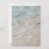 Strand slingerlichten vrijgezellenfeest kaart (Achterkant)