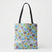 Strand Speelgoed Pictogrammen Tote Bag (Voorkant)