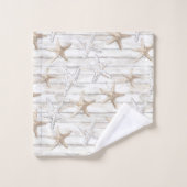 Strand Starfish gepersonaliseerd beter op het stra Bad Handdoek (Wasdoekje)