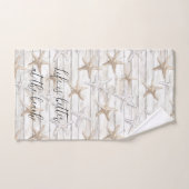 Strand Starfish gepersonaliseerd beter op het stra Bad Handdoek (Handdoek)