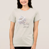 Strand Starfish gepersonaliseerd beter op het stra Tri-Blend Shirt (Voorkant)