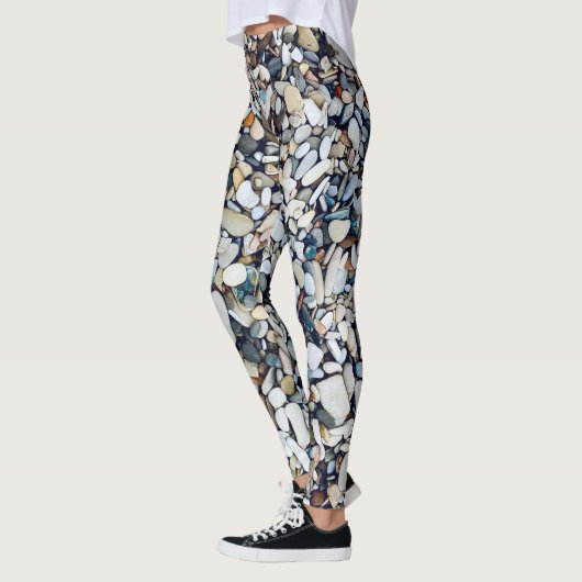 Strand stenen kiezels leggings (Links)